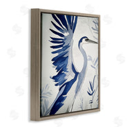 Mona Grace | Blue Heron in Cool Tones