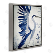 Mona Grace | Blue Heron in Cool Tones