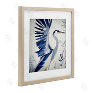 Mona Grace | Blue Heron in Cool Tones