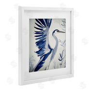 Mona Grace | Blue Heron in Cool Tones