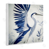 Mona Grace | Blue Heron in Cool Tones