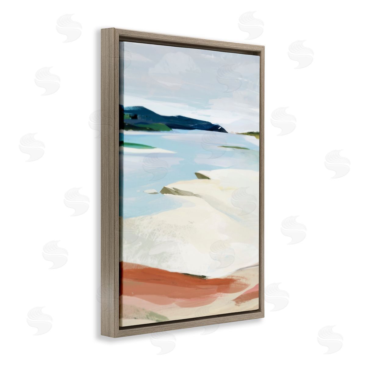 Ken Roko Afternoon Winter Scene Canvas Wall Art Print