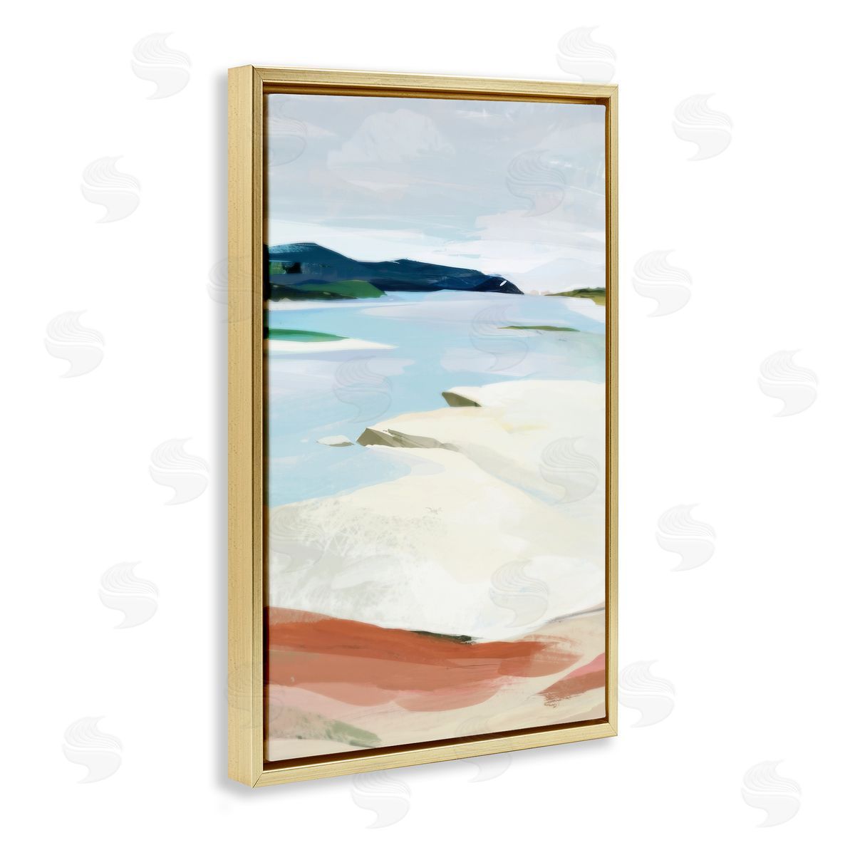 Ken Roko Afternoon Winter Scene Canvas Wall Art Print