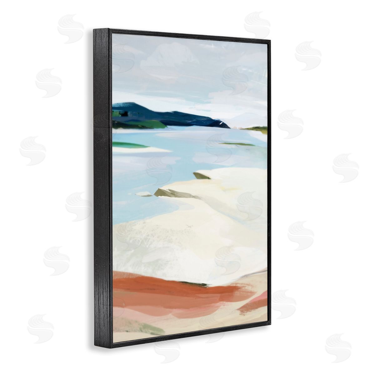 Ken Roko Afternoon Winter Scene Canvas Wall Art Print
