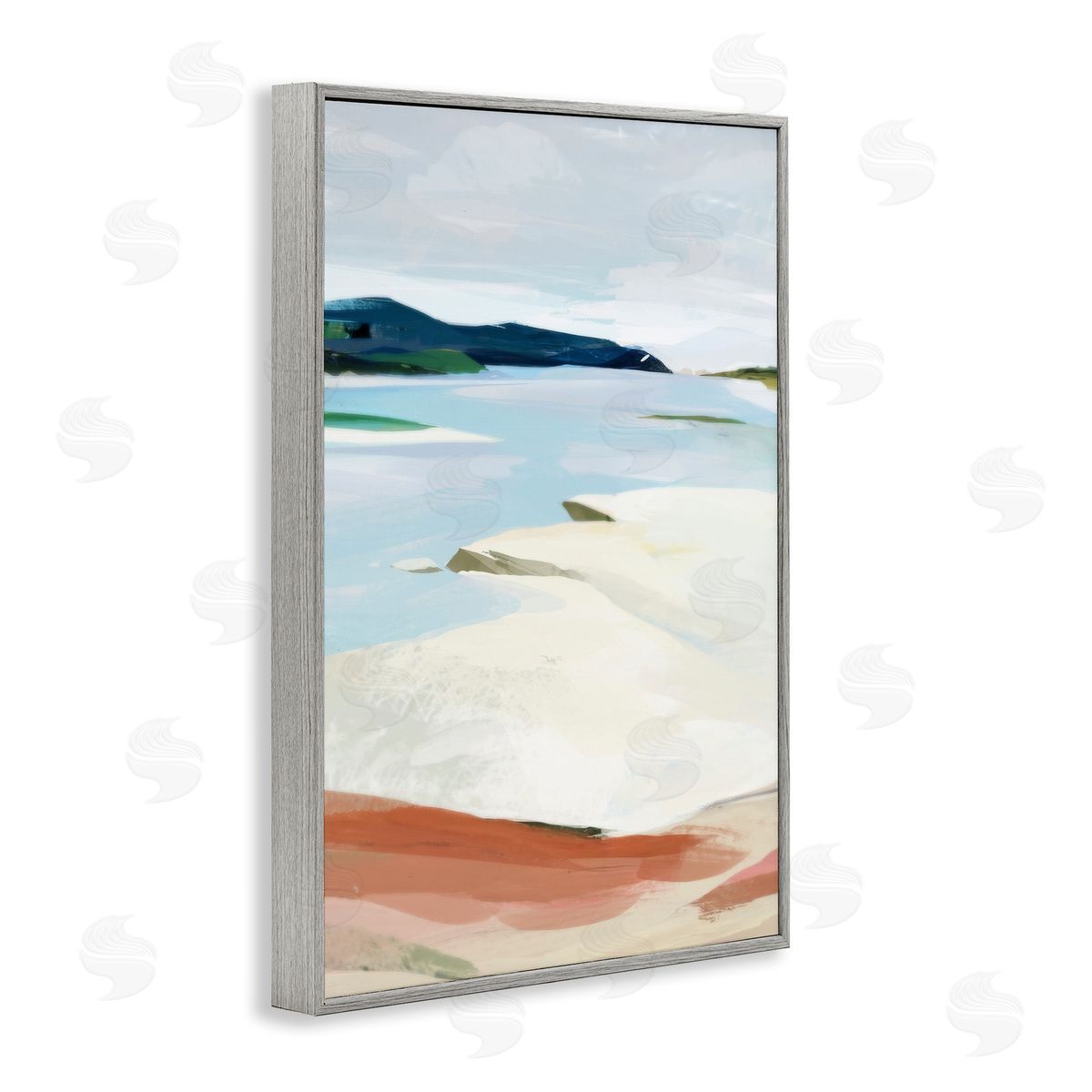 Ken Roko Afternoon Winter Scene Canvas Wall Art Print