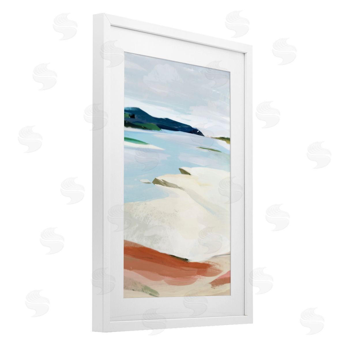 Ken Roko Afternoon Winter Scene Canvas Wall Art Print
