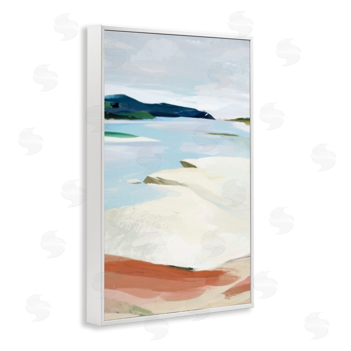 Ken Roko Afternoon Winter Scene Canvas Wall Art Print