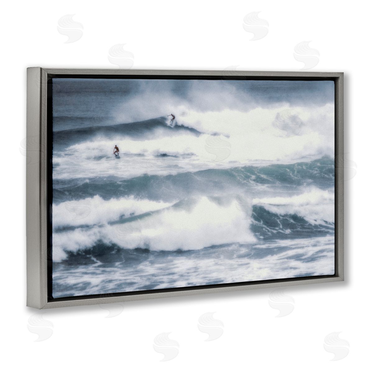 Norm Stelfox Tidal Waves Clash Canvas Wall Art Print