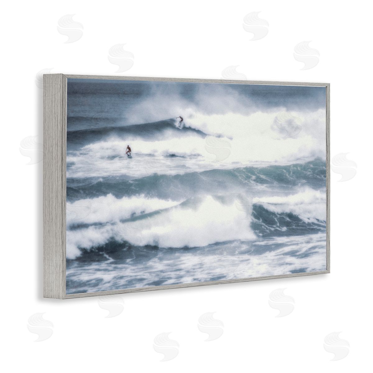 Norm Stelfox Tidal Waves Clash Canvas Wall Art Print