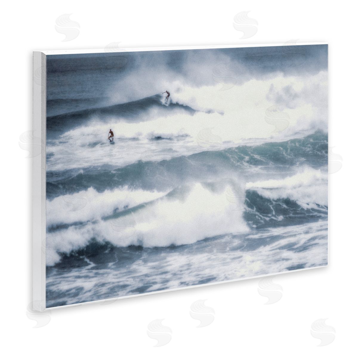 Norm Stelfox Tidal Waves Clash Canvas Wall Art Print