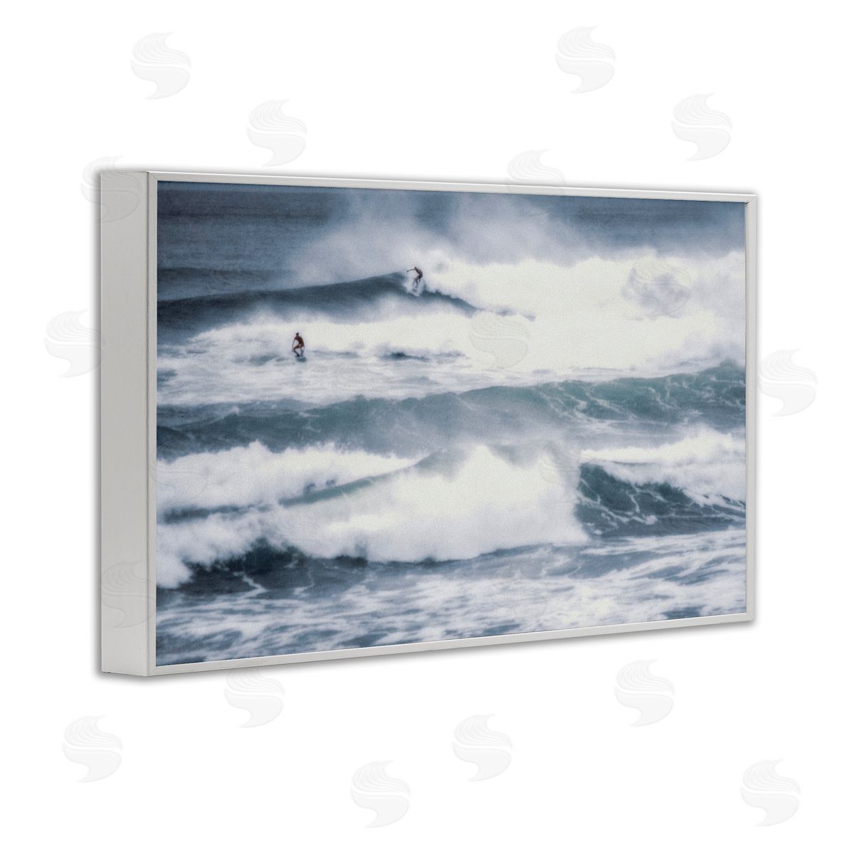Norm Stelfox Tidal Waves Clash Canvas Wall Art Print
