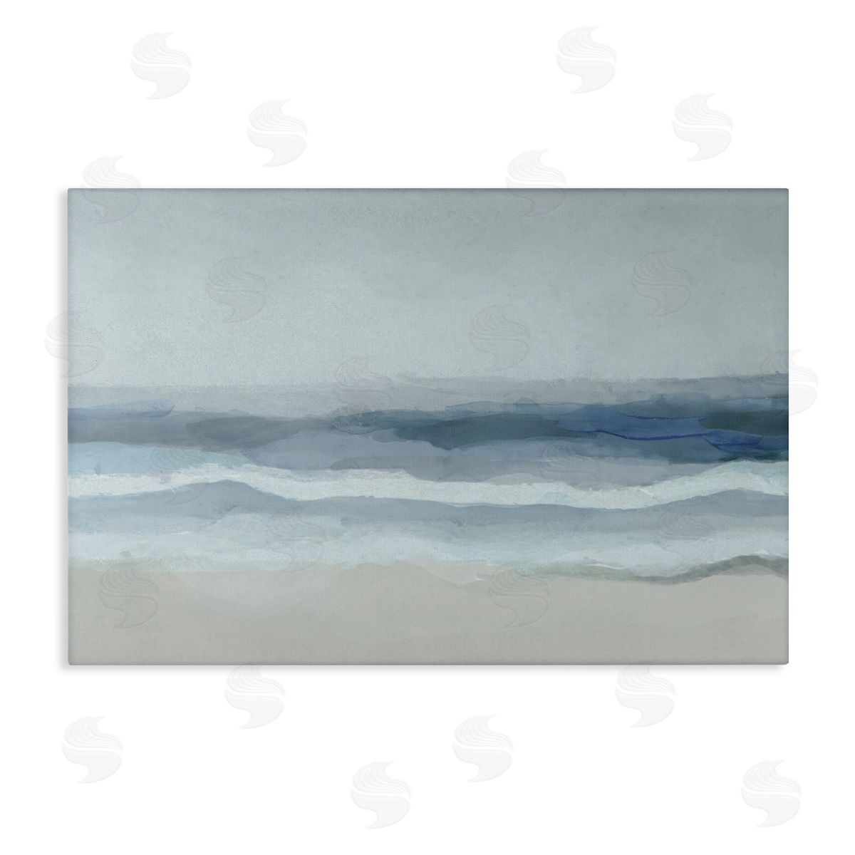 Norm Stelfox Muted Sky And Sea Canvas Wall Art Print
