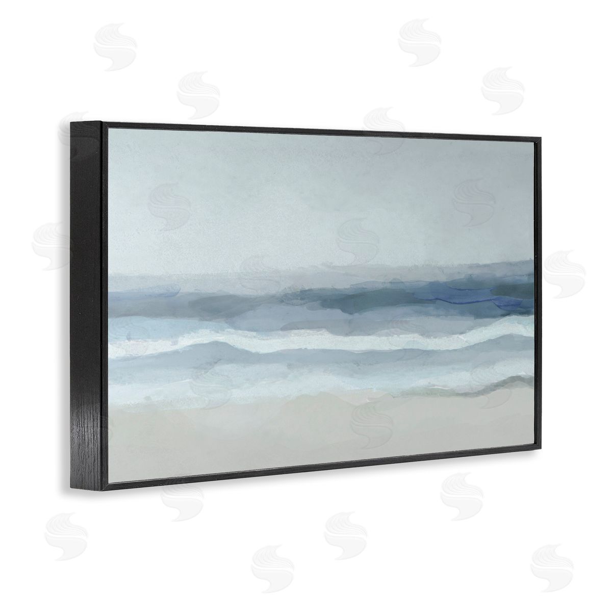 Norm Stelfox Muted Sky And Sea Canvas Wall Art Print