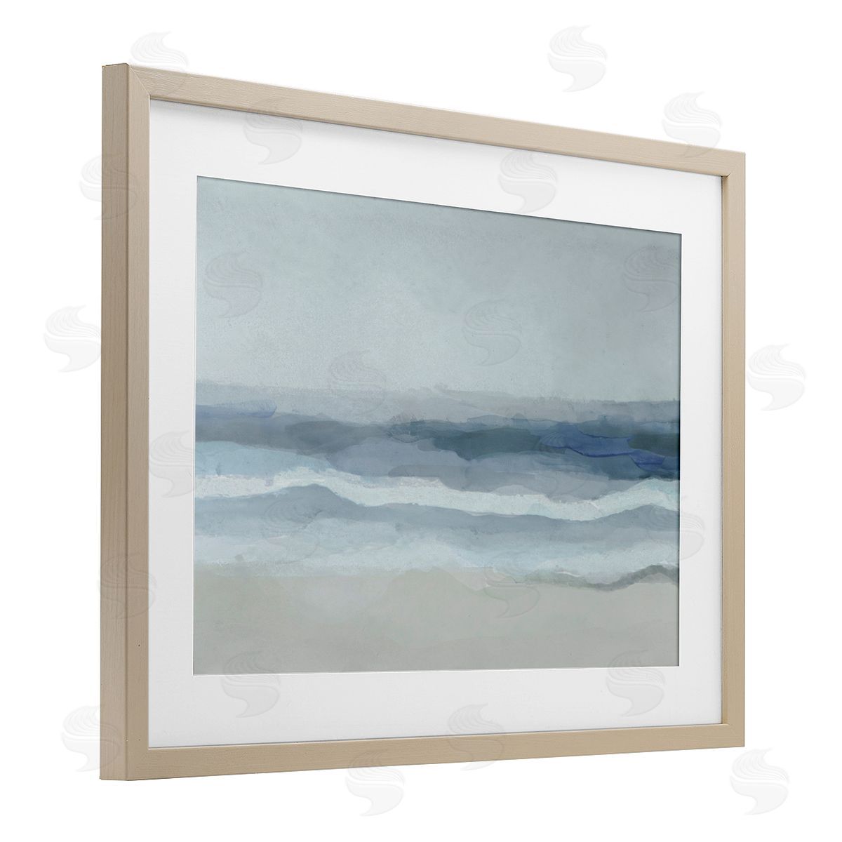 Norm Stelfox Muted Sky And Sea Canvas Wall Art Print