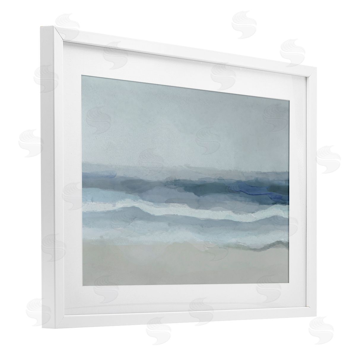 Norm Stelfox Muted Sky And Sea Canvas Wall Art Print