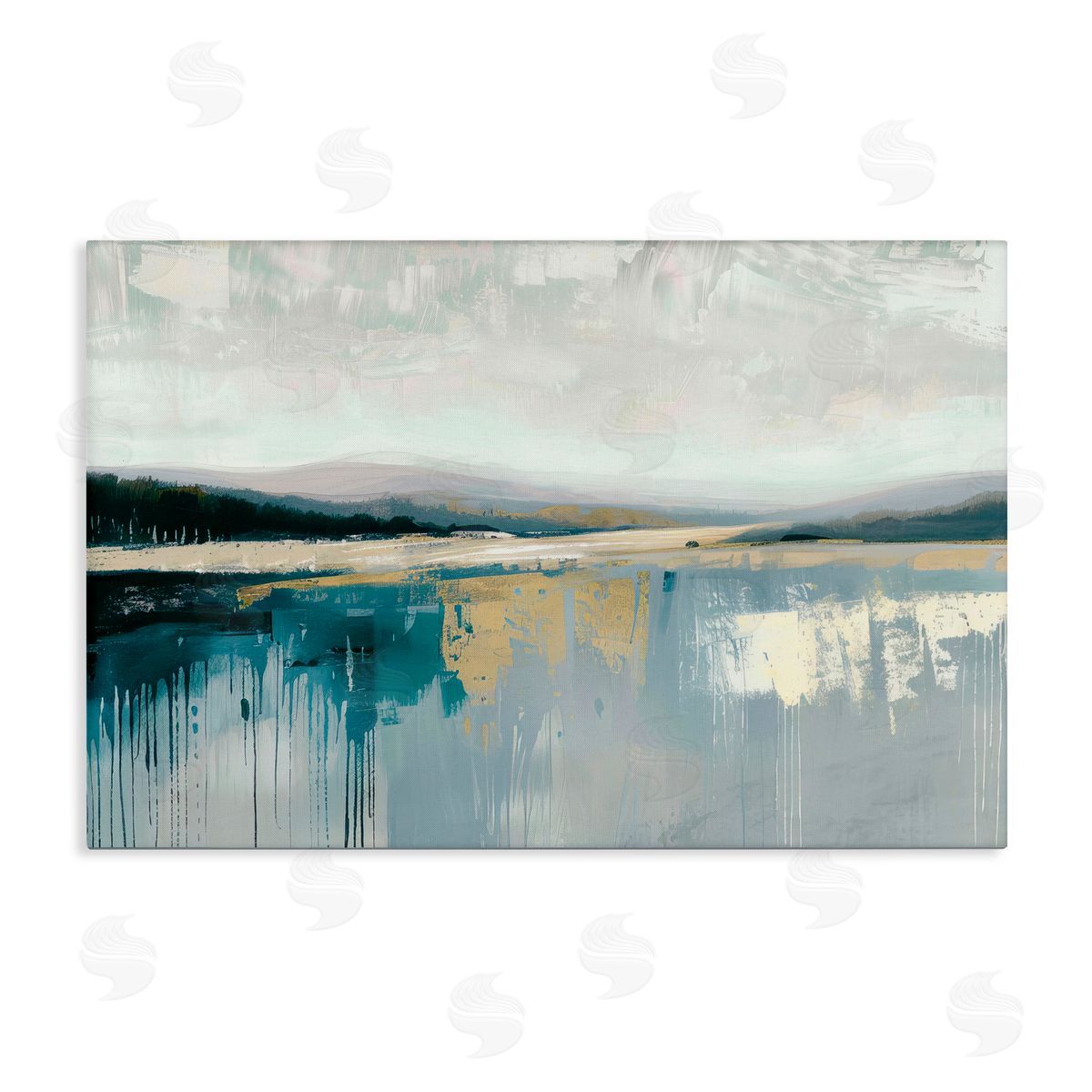 Irena Orlov Abstract Emerald Canopy Canvas Wall Art Print