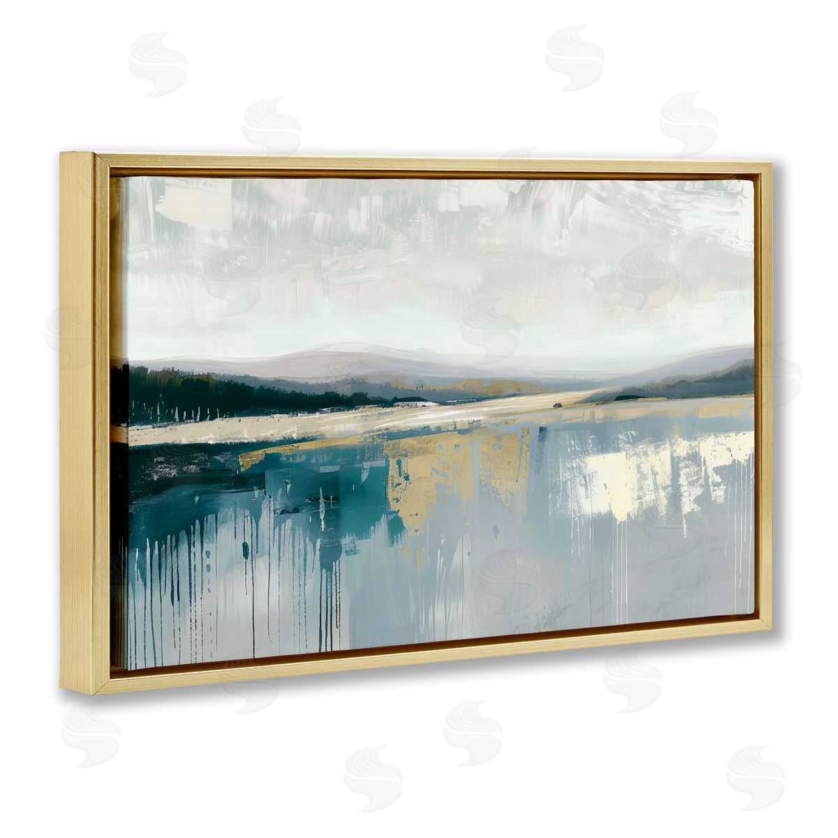 Irena Orlov Abstract Emerald Canopy Canvas Wall Art Print