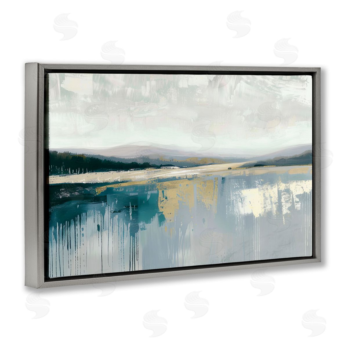 Irena Orlov Abstract Emerald Canopy Canvas Wall Art Print