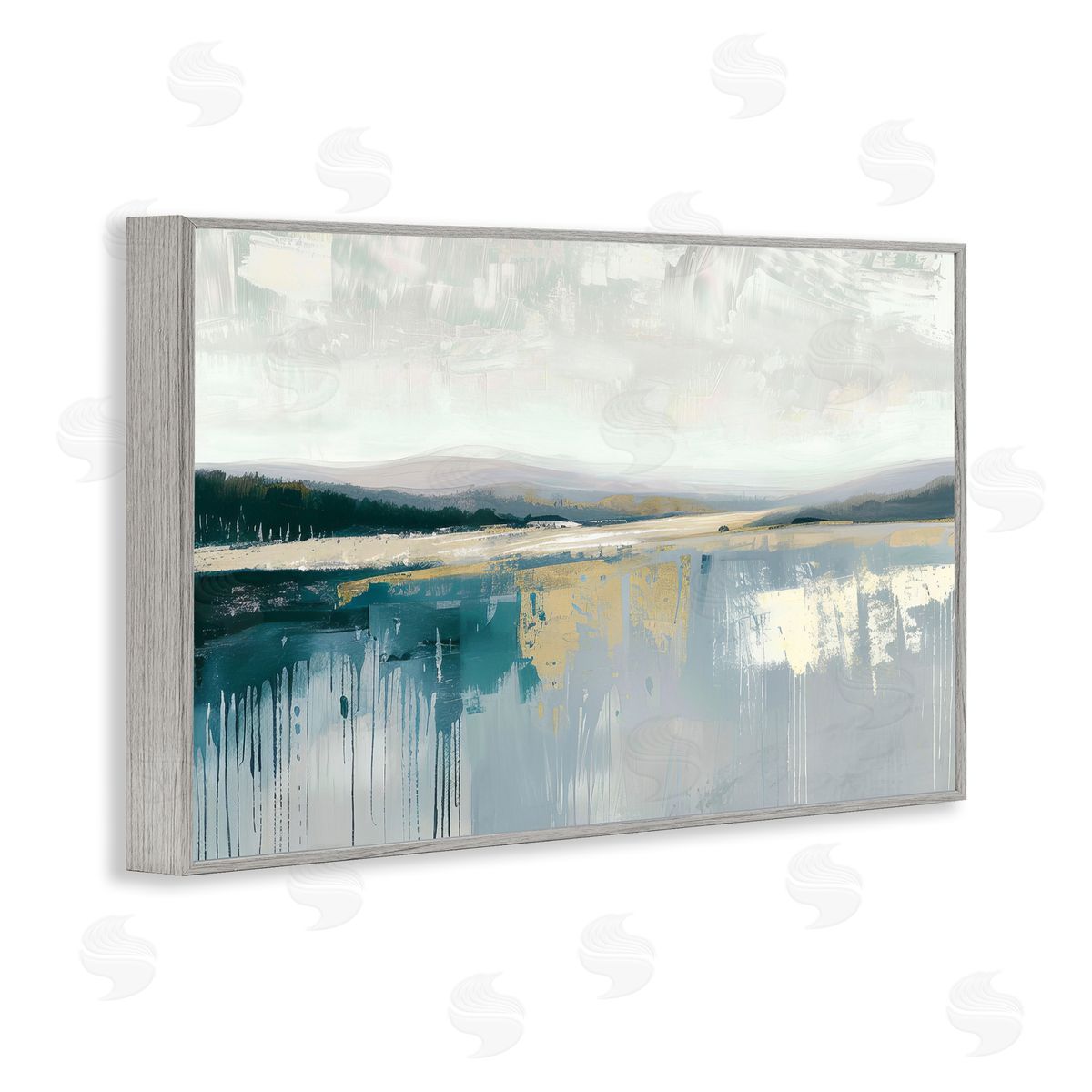 Irena Orlov Abstract Emerald Canopy Canvas Wall Art Print