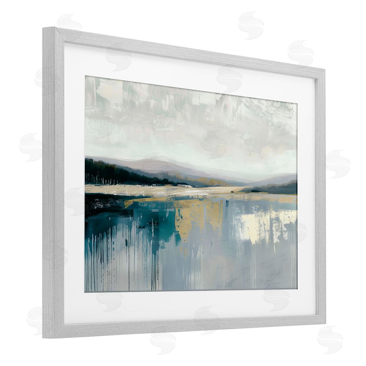 Irena Orlov Abstract Emerald Canopy Canvas Wall Art Print