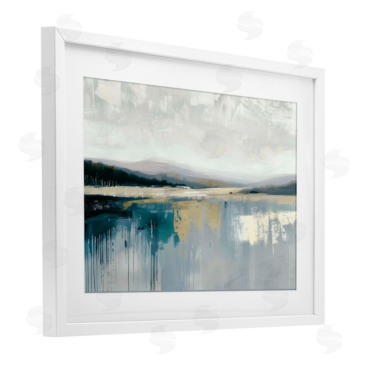 Irena Orlov Abstract Emerald Canopy Canvas Wall Art Print