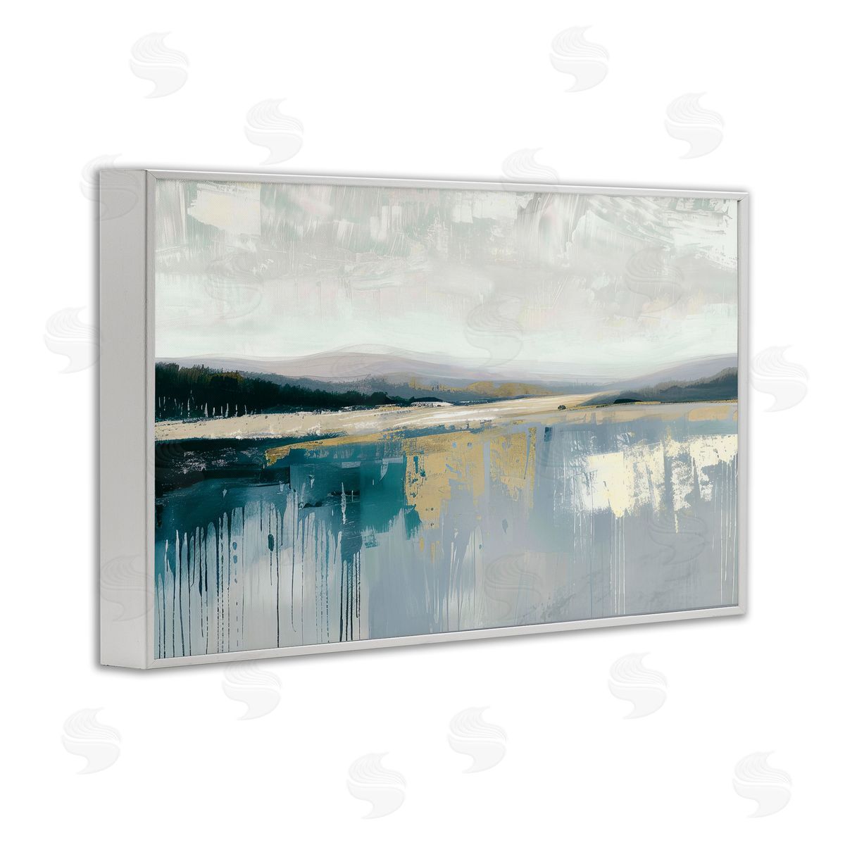 Irena Orlov Abstract Emerald Canopy Canvas Wall Art Print