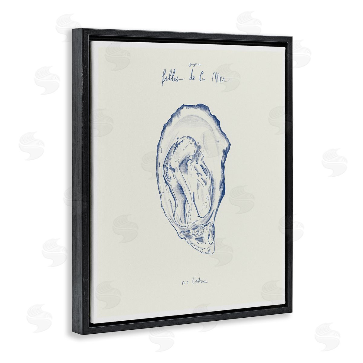 1x Filles De La Mer Oyster Canvas Wall Art Print
