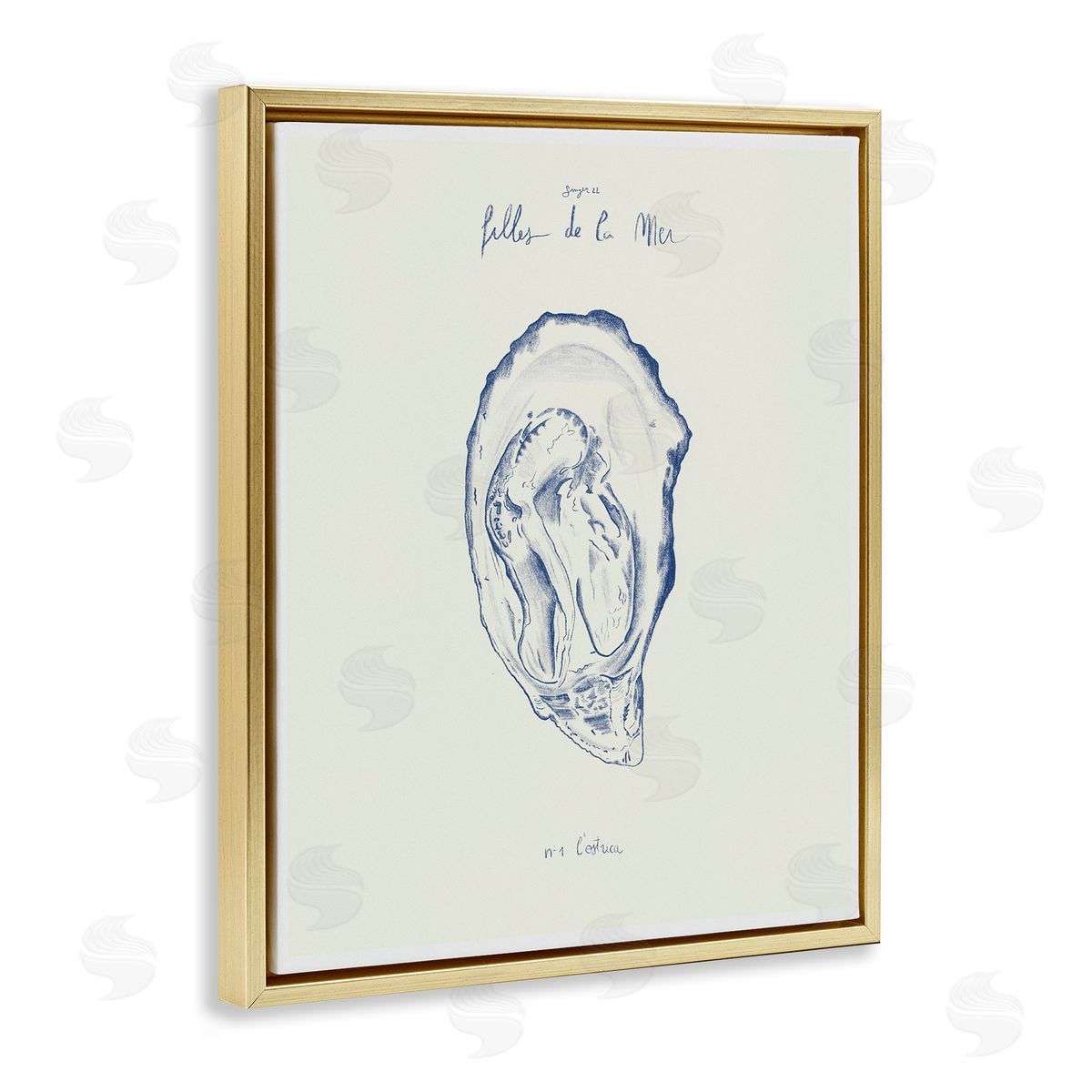 1x Filles De La Mer Oyster Canvas Wall Art Print