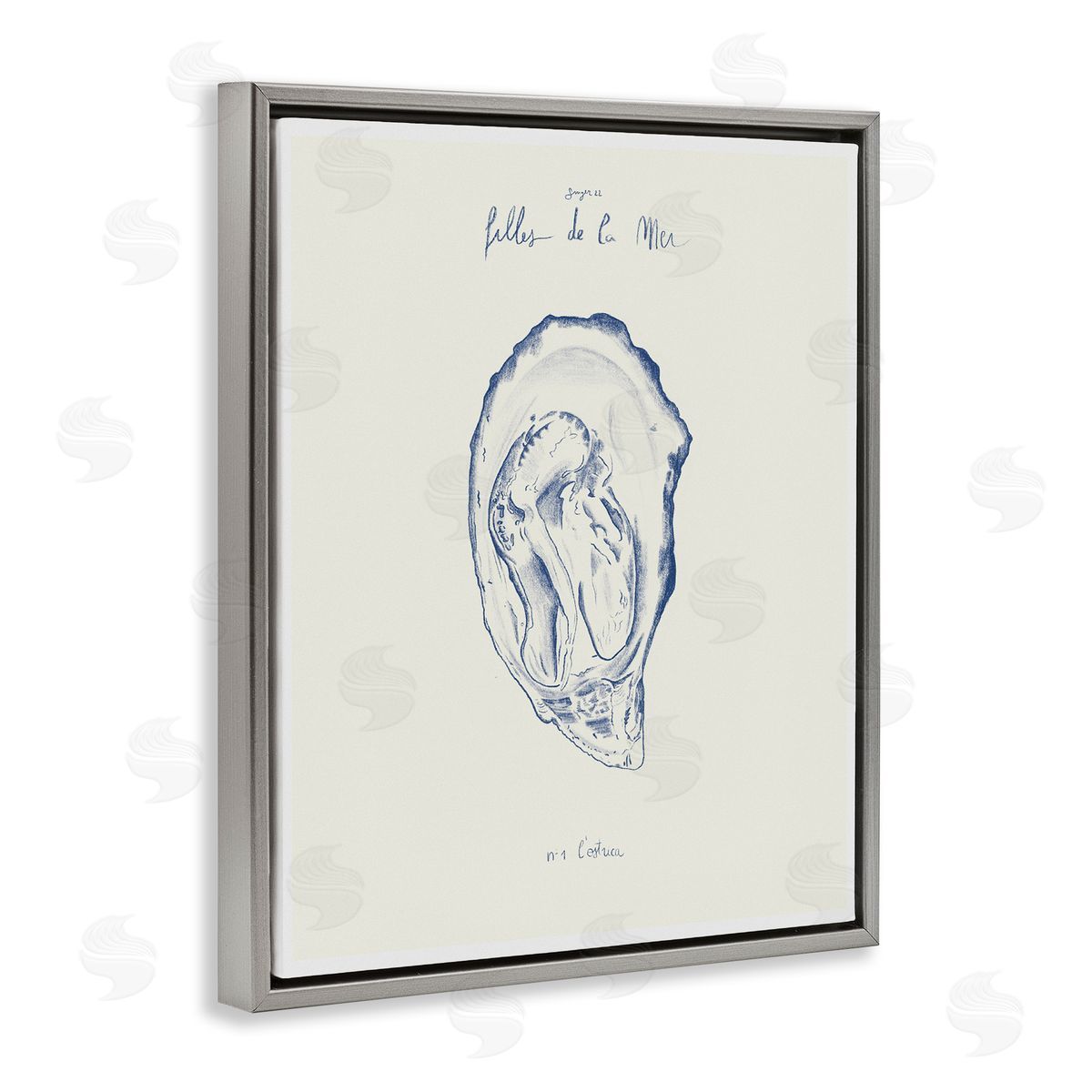 1x Filles De La Mer Oyster Canvas Wall Art Print