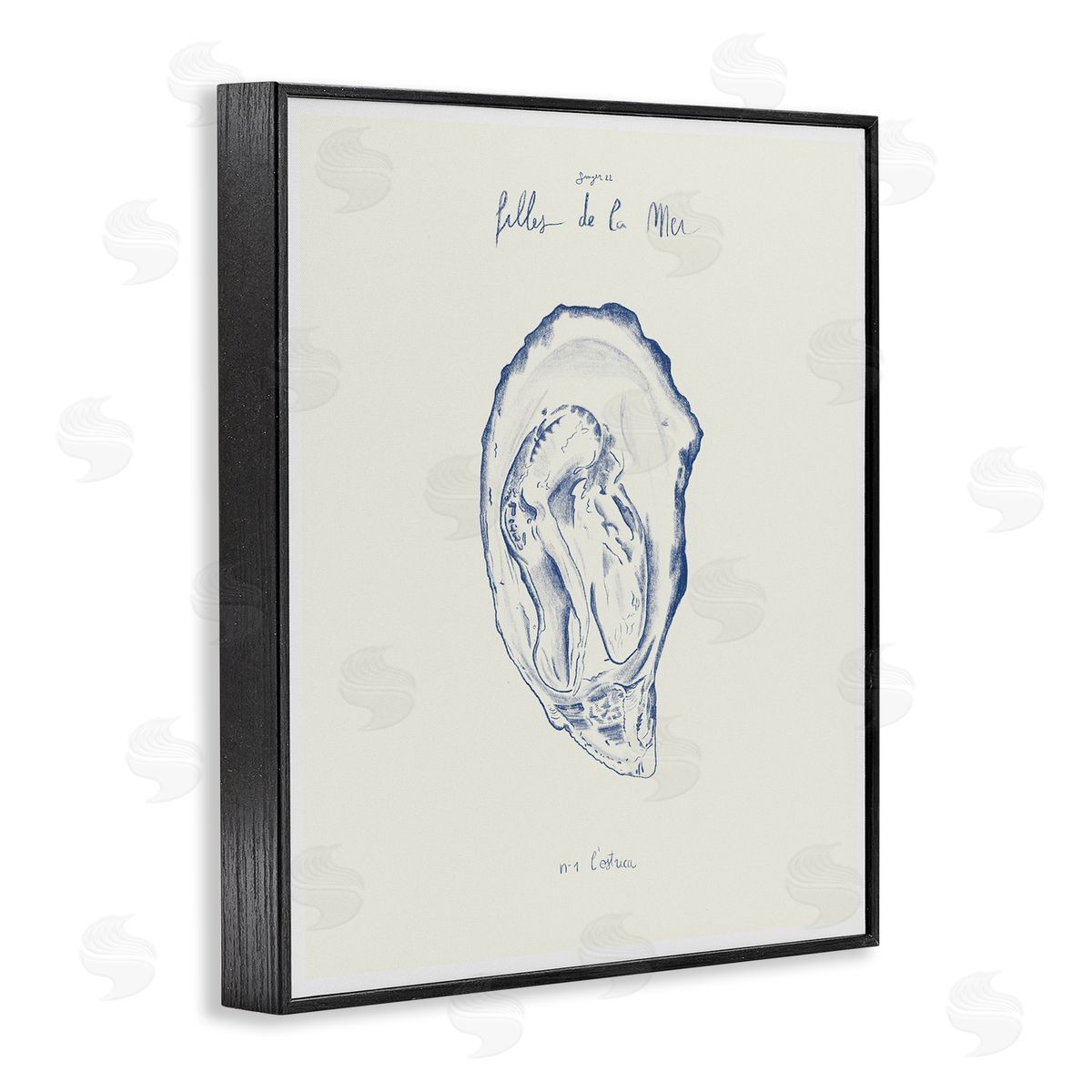 1x Filles De La Mer Oyster Canvas Wall Art Print