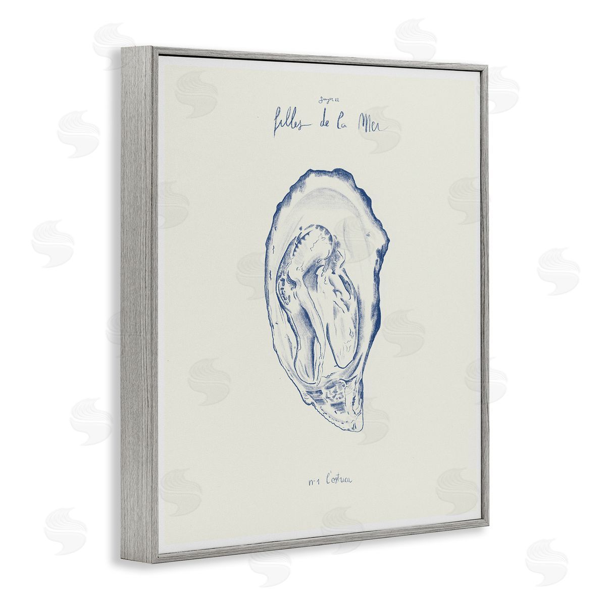 1x Filles De La Mer Oyster Canvas Wall Art Print