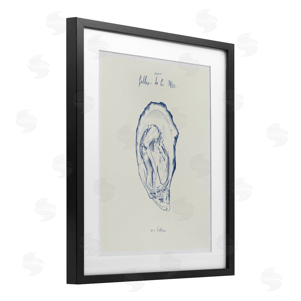 1x Filles De La Mer Oyster Canvas Wall Art Print