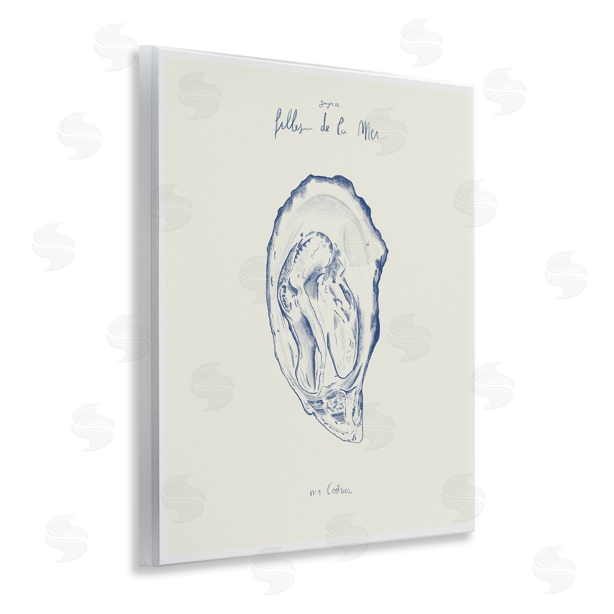 1x Filles De La Mer Oyster Canvas Wall Art Print