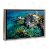 Don Schwartz | Lighthouse with Seaside Rocks