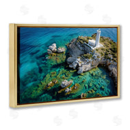 Don Schwartz | Lighthouse with Seaside Rocks