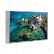 Don Schwartz | Lighthouse with Seaside Rocks