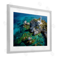 Don Schwartz | Lighthouse with Seaside Rocks