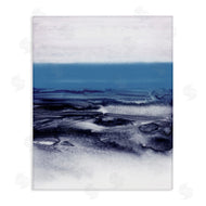 1x | Watercolor Landscape in Blue