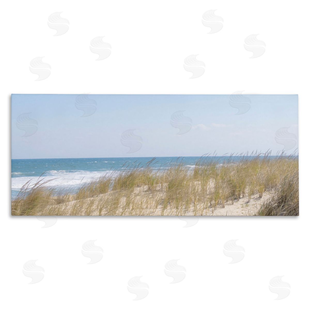 J:L Design Distance Beach Grasses Canvas Wall Art Print