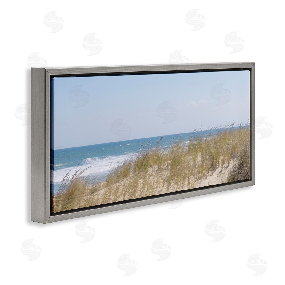 J:L Design Distance Beach Grasses Canvas Wall Art Print
