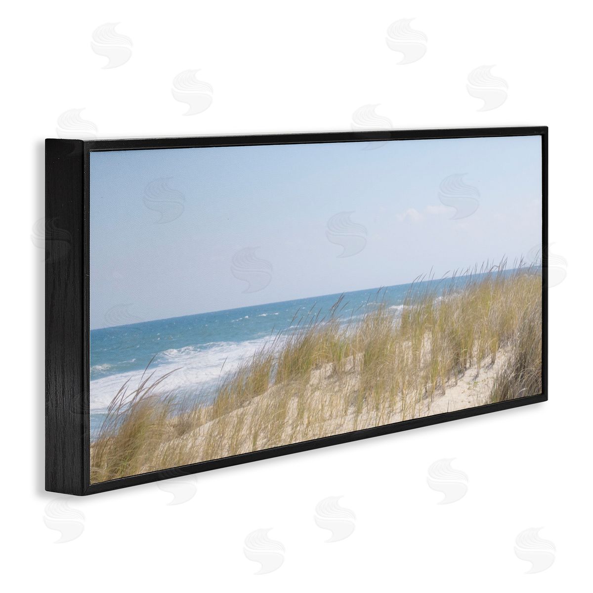 J:L Design Distance Beach Grasses Canvas Wall Art Print