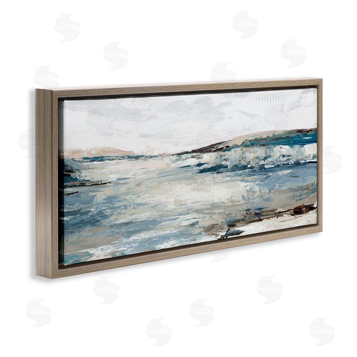 Luna Mavis Echoes Of Earth Abstract Canvas Wall Art Print