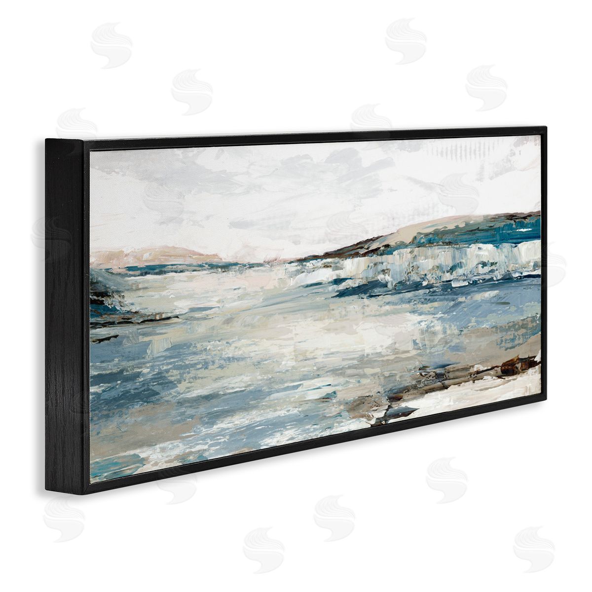 Luna Mavis Echoes Of Earth Abstract Canvas Wall Art Print