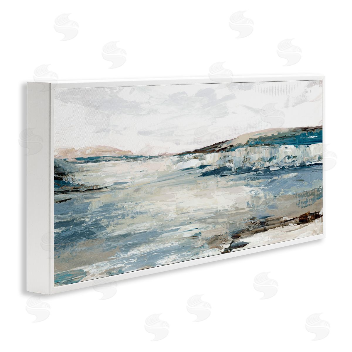 Luna Mavis Echoes Of Earth Abstract Canvas Wall Art Print