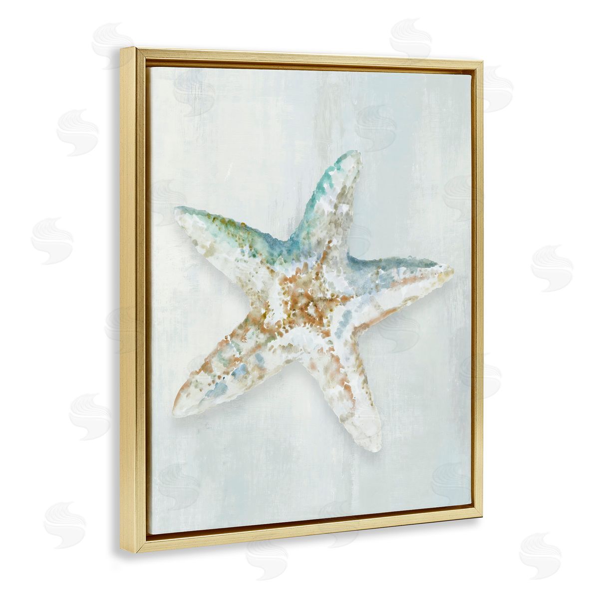 Hannah Dawson Muted Starfish Serenity Canvas Wall Art Print