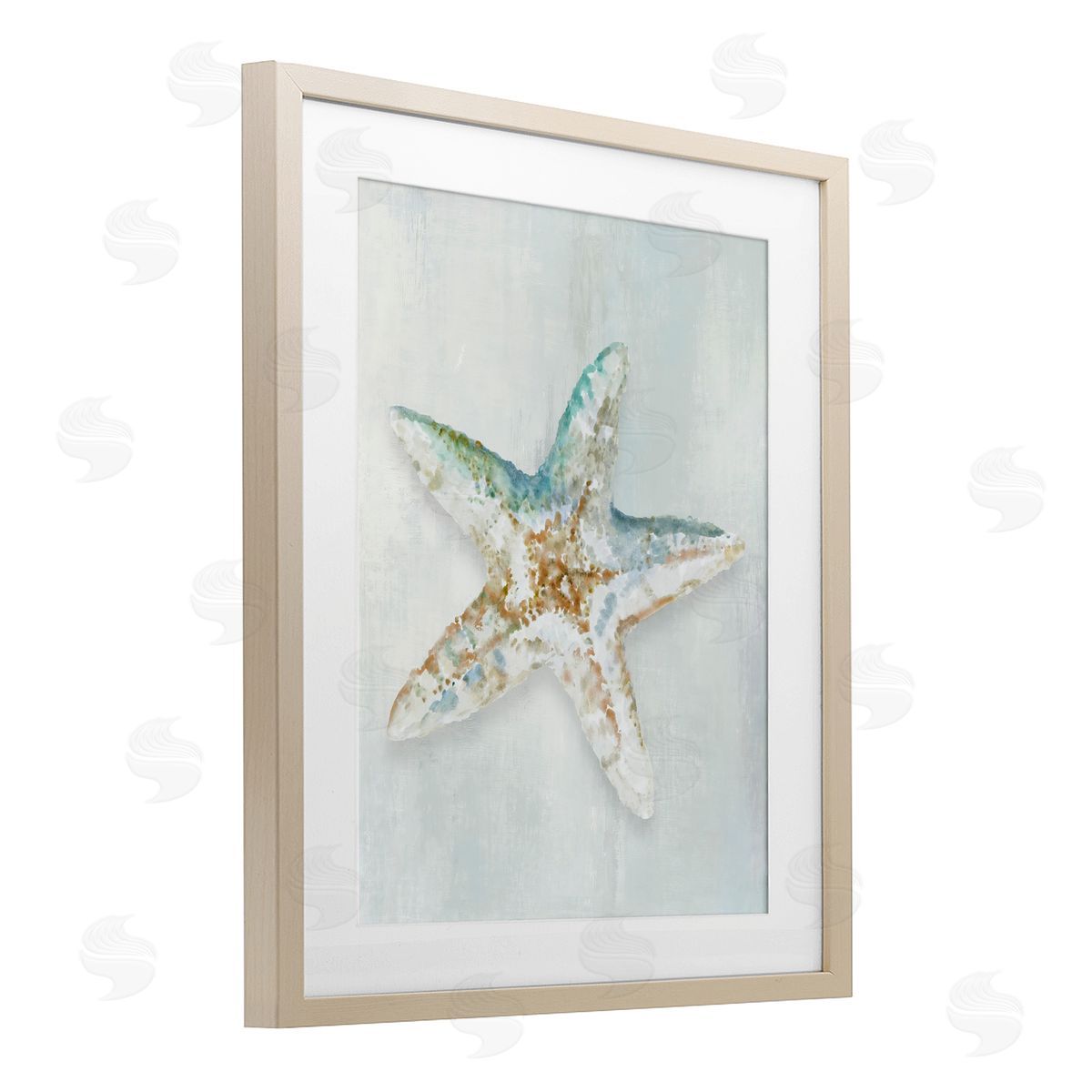 Hannah Dawson Muted Starfish Serenity Canvas Wall Art Print