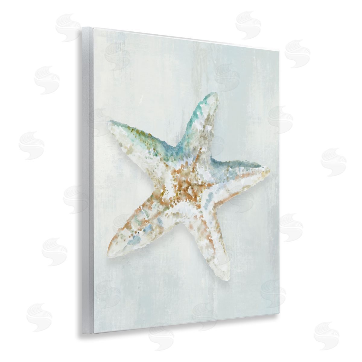 Hannah Dawson Muted Starfish Serenity Canvas Wall Art Print