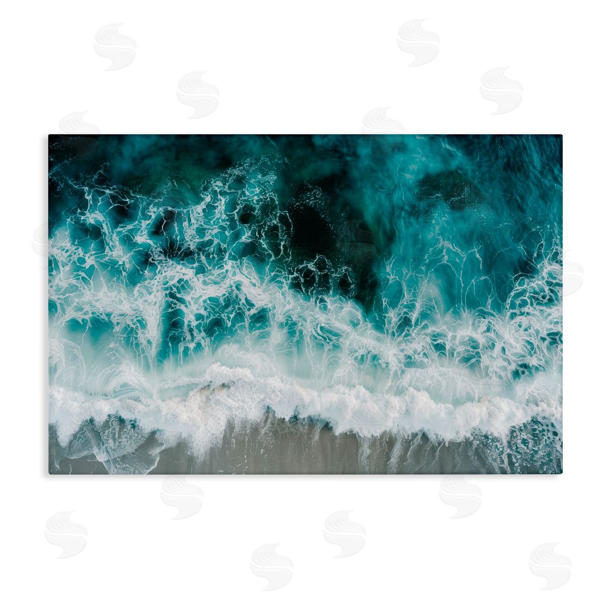 Lazar Studio Turbulent Hazy Waters Canvas Wall Art Print