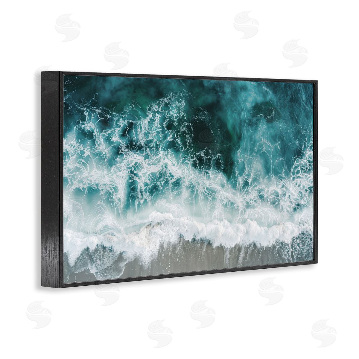 Lazar Studio Turbulent Hazy Waters Canvas Wall Art Print