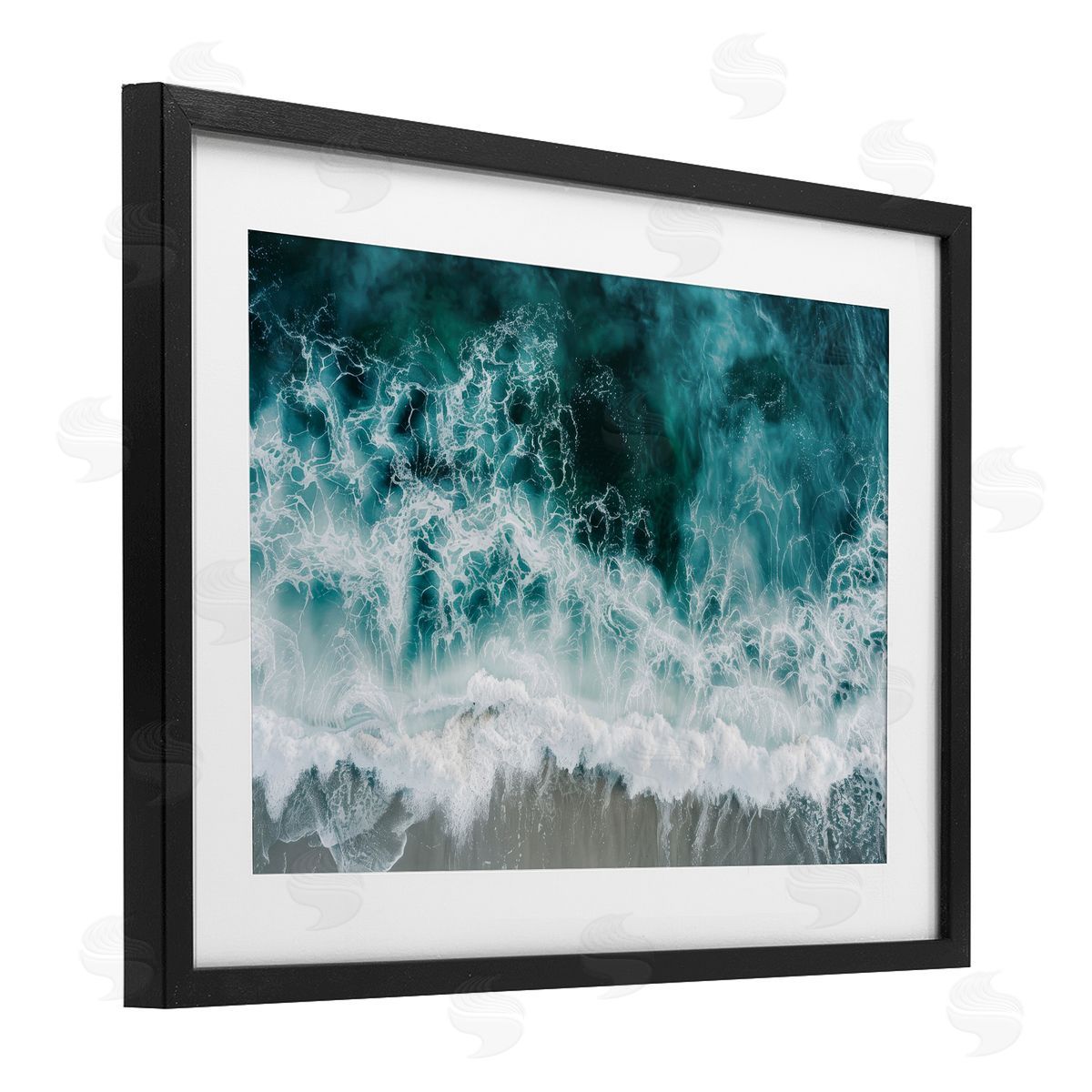 Lazar Studio Turbulent Hazy Waters Canvas Wall Art Print
